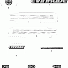 E90FPLSTB Decals blue models