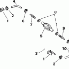 E55WRYSIR commercial, rope start, 25 in shaft Топливный шланг