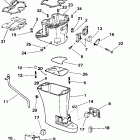 E8R4SIE 4-stroke, rope start, tiller, 15 in shaft Кожух Выхлопа