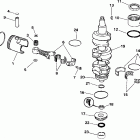 J35PL3SIE elec start, TNT, 20 in shaft Коленчатый вал & Поршень