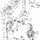 J150WPLSIF commercial, elec start, TNT, 20 in shaft Fuel bracket & components