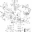 E5RL4SIE 4-stroke, rope start, tiller, 20 in shaft Цилиндр & Картер