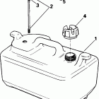 E55WRYSIR commercial, rope start, 25 in shaft Топливный бак - 6 галлон