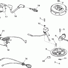 E2WRSIR Commercial, Rope Start, Tiller, 15 IN. shaft Armature plate & coil assembly