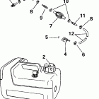 J10EVLSIC elec start, 20 in shaft, wht Fuel tank - 3 gallon