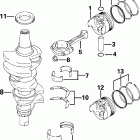 E30EL4SIC 4-Stroke, Elec. Start, 20 IN. shaft Коленвал