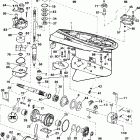 J150WPLSIF commercial, elec start, TNT, 20 in shaft Редуктор