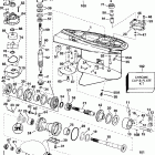 E250FCXSSS FFI, Elec Start, TNT, 25 IN shaft, wht, cntr rotate Корпус редуктора