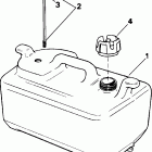 E15EL4SID 4-stroke, elec start, 20 in shaft Топливный бак