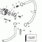 E15EL4SID 4-stroke, elec start, 20 in shaft Насос топливный