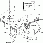 J3RTVSIA Commercial, Rope Start, Tiller, 15 IN. shaft, wht Карбюратор