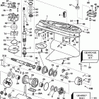 E150FPLSIF FFI, elec start, TNT, 20 in shaft Gearcase - standard rotation - fpl - fl models