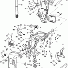 E105WELSIF commercial, elec start, 20 in shaft Stern & swivel bracket - 105wp models