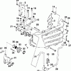 E70PL4SIA 4-Stroke, Elec. Start, TNT, Blue, 20 IN. shaft Впускной коллектор