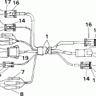E65WELSIR Commercial, elec start, 20 in shaft Wiring kit assembly