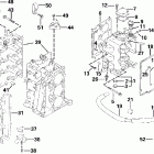 E30EL4SSS 4-Stroke, Elec. Start, 20 IN. shaft Цилиндр & Картер
