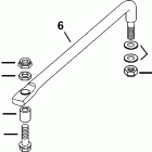 J25PL3SSB 3 Cyl, Elec. Start, TNT, 20 IN. shaft Steering link kit 1
