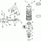 E105WRLSSC Commercial, Rope Start, 20 IN. shaft Коленчатый вал & Поршень