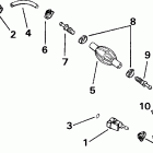 J15WRLSSC Commercial, Rope Start, Tiller, 20 IN shaft Fuel hose & primer - 5 / 16 in. i.d.