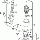 E40PL4SSC 4-Stroke, Elec Start, TNT, 20 IN. shaft Стартер
