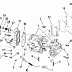 J8RSSB Rope Start, Tiller, 15 IN. shaft Цилиндр & Картер