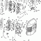 E105WRLSSC Commercial, Rope Start, 20 IN. shaft Карбюратор и впускной коллектор