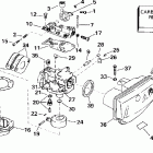 J10RSSA Rope Start, Tiller, 15 IN. shaft Карбюратор