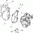 J10RSSA Rope Start, Tiller, 15 IN. shaft Впускной коллектор