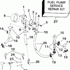 E65WELSSC Commercial, Elec. Start, 20 IN. shaft Топливный насос и фильтр
