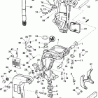 E105WPXSSC Commercial, Elec. Start, TNT, 25 IN. shaft Stern & swivel bracket - 105wp models