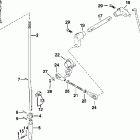 E40PL4SSC 4-Stroke, Elec Start, TNT, 20 IN. shaft Shift rod & lever