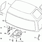J8RSSB Rope Start, Tiller, 15 IN. shaft Капот