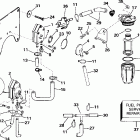 E105WRLSSC Commercial, Rope Start, 20 IN. shaft Топливный насос и фильтр