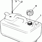E15EL4SSE 4-Stroke, Elec. Start, 20 IN shaft Топливный бак - 6 галлон