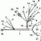 E15EL4SSE 4-Stroke, Elec. Start, 20 IN shaft Motor cable - remote electric