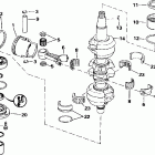 E65WELSSC Commercial, Elec. Start, 20 IN. shaft Коленчатый вал & Поршень