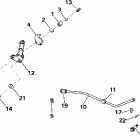 J25PL3SSB 3 Cyl, Elec. Start, TNT, 20 IN. shaft Вал переключения