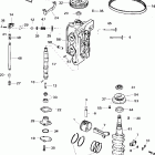 E15EL4SSE 4-Stroke, Elec. Start, 20 IN shaft Cylinder head & crankshaft