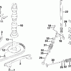E30EL4SSS 4-Stroke, Elec. Start, 20 IN. shaft Camshaft & valve