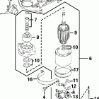 E70 PL4SSR 4-Stroke, Elec. Start, TNT, 20 IN. shaft Стартер