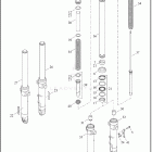 XL1200X 1LC3 FORTY-EIGHT (2022) FORK, FRONT - XL1200X