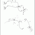 FXBR 1YE9 BREAKOUT (2025) BRAKE LINES, FRONT, ABS - FLFB, FLHC, FLSTFI, FXBB...