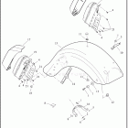 FLTRXSTSE 1TL8 CVO ROAD GLIDE ST (2025) FENDER, REAR