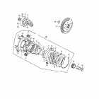 Mini DS 90 4-strokes Сцепление