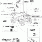 Traxter CVT (500, 650, 650 XT) Наклейки