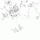 DS 650/DS 650 X Двигатель и опоры двигателя 1