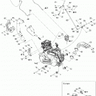 Outlander 400 Max Двигатель и крепление