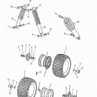 Quest 90 4-strokes Front wheel, suspension 172a-20