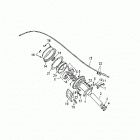 Quest 90 4-strokes Rear brake 172a-23