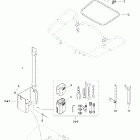 Traxter XL 09- front storage tray